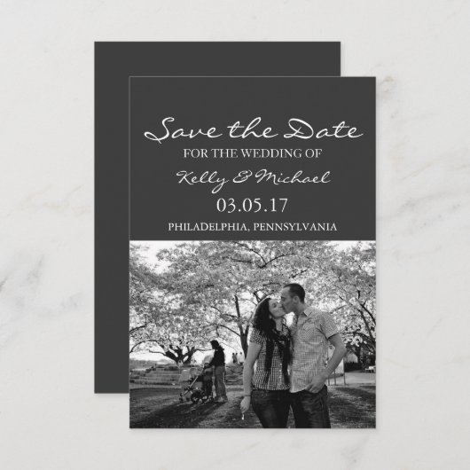 SAVE THE DATE - FOTO (Vorne/Hinten)