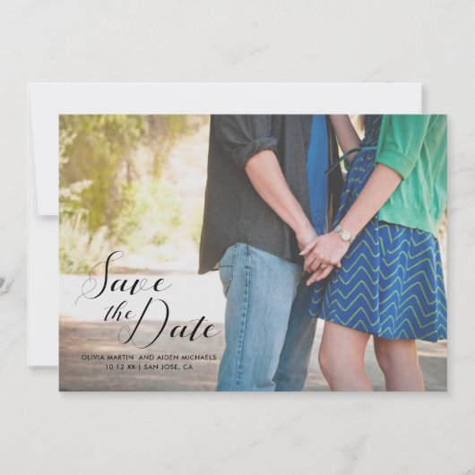 Save the Date Foto (Vorderseite)