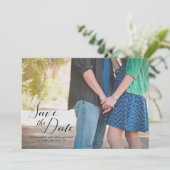 Save the Date Foto (Stehend Vorderseite)