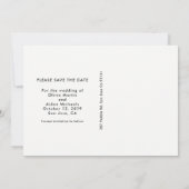 Save the Date Foto (Rückseite)