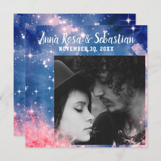 *~* Save the Date FOTO AR6 Hochzeitwebsite QR (Vorne/Hinten)