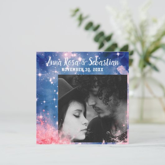 *~* Save the Date FOTO AR6 Hochzeitwebsite QR (Stehend Vorderseite)