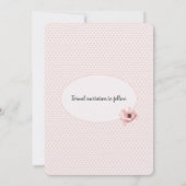 Save the Date Foto auf Herz Einladung (Rückseite)