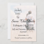 Save the Date Foto Christlich Hochzeitsankündigung (Vorderseite)