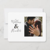 Save the Date Foto der vermittelten botanischen Ve (Rückseite)