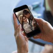 Save the Date Foto Einfache Kalligrafie