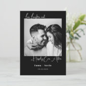 Save the Date Foto Einladung (Stehend Vorderseite)