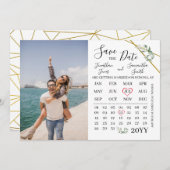 Save the Date Foto Einladung (Vorne/Hinten)