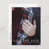 Save the Date Foto Einladungspostkarte (Vorne/Hinten)