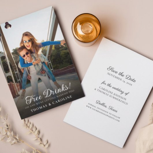 Save the Date Foto Funny Wedding Ankündigung