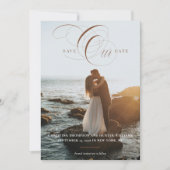 Save the Date Foto für formales Datumsformat geret (Vorderseite)
