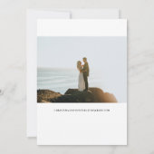 Save the Date Foto für formales Datumsformat geret (Rückseite)