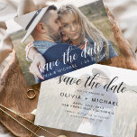 Save the Date Foto für handgeschriebene Herz-Schri<br><div class="desc">Handgeschriebene Hochzeit Speichern Sie die Datumskarten mit einem Foto auf der Vorder- und Rückseite. Die Save the Date Herbst-,  Herbst-,  Winter-,  Frühlings- oder Sommerkarten enthalten eine moderne handgeschriebene Schriftzeichen-Typografie mit eleganten,  einfachen und modernen Herzenszügen,  die Sie nach einem einfachen Hochzeitsfest mit minimalistischer Note verwenden können.</div>