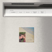 Save the Date - Foto für Sand und Wasser Magnet (In Situ (Geschirrspüler))