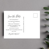 Save the Date Foto glücklich immer nach Ankündigungspostkarte