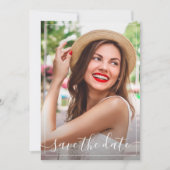 Save the Date-Foto-Graduierungspartei Einladung (Vorderseite)