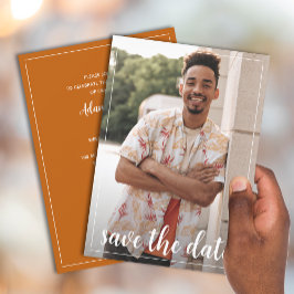 Save the Date-Foto-Graduierungspartei Einladung