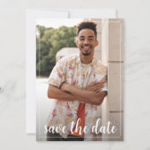 Save the Date-Foto-Graduierungspartei Einladung (Vorderseite)