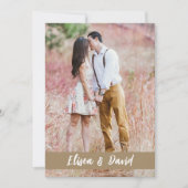 Save the Date Foto Hochzeitsankündigung (Vorderseite)