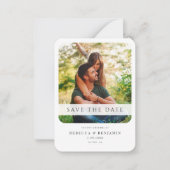 Save the Date Foto Hochzeitsankündigung Mitteilungskarte (Vorderseite)