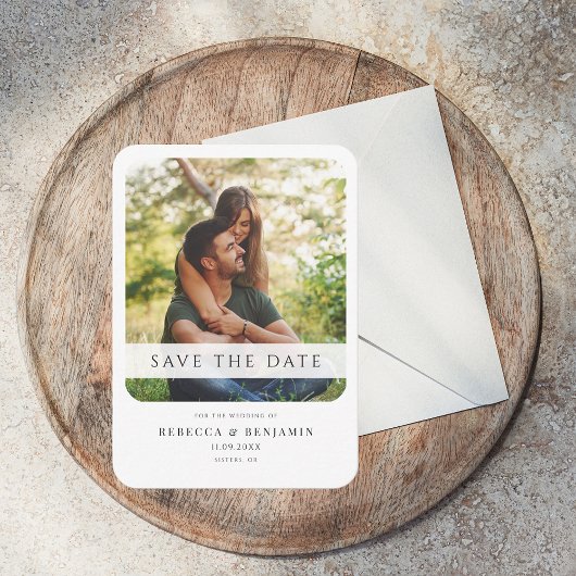 Save the Date Foto Hochzeitsankündigung Mitteilungskarte