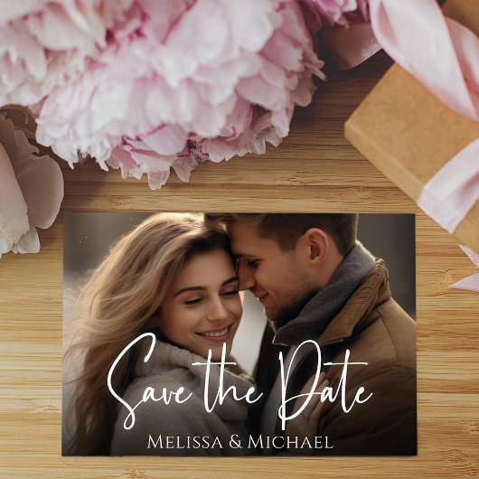 Save the Date Foto Hochzeitskript