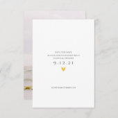 Save the Date Foto-Karte für Hochzeitshinweise (Vorne/Hinten)