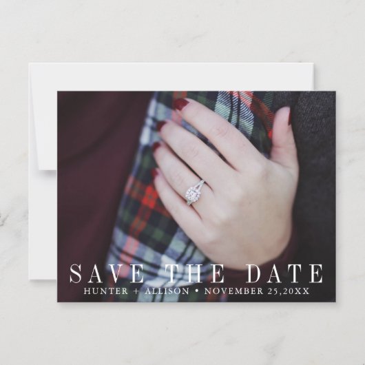 Save The Date | Foto Magnet (Vorderseite)