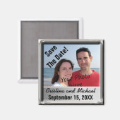 Save the Date Foto Magnet (Vorderseite/Rückseite)