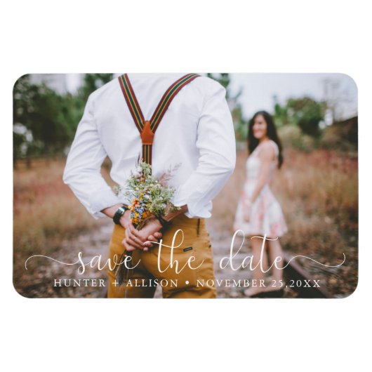Save The Date | Foto Magnet (Horizontal)
