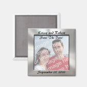 Save the Date Foto Magnet (Vorderseite/Rückseite)