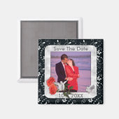 Save the Date Foto Magnet (Vorderseite/Rückseite)