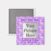 Save the Date Foto Magnet (Vorderseite/Rückseite)