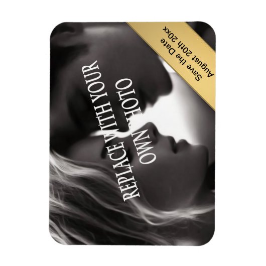 Save the Date-Foto-Magnet Magnet (Vertikal)