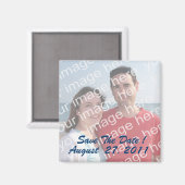Save The Date! Foto-Magnete Magnet (Vorderseite/Rückseite)