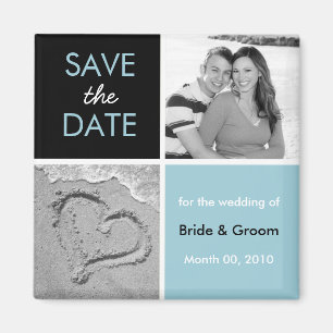 Save the Date Foto-Magneten Magnet