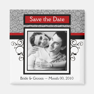 Save the Date Foto-Magneten Magnet