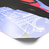 SAVE THE DATE FOTO MIT BLICK AUF PARIS, FRANKREICH (Ecke)