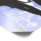 SAVE THE DATE FOTO MIT BLICK AUF PARIS, FRANKREICH (Ecke)