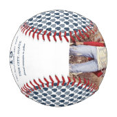 Save the Date Foto mit Herzen Baseball (Vorderseite)