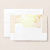 Save the Date, Foto moderner, magnetischer Einladu Folienkarte (Vorderseite mit Umschlag)