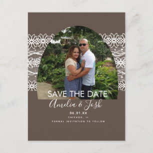 Save the Date Foto Postkarte