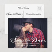 Save the Date Foto Postkarte (Vorne/Hinten)