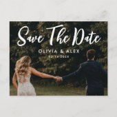 Save the Date Foto Postkarte (Vorderseite)