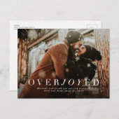 Save the Date Foto Postkarte (Vorne/Hinten)