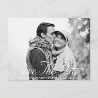 Save the Date Foto Postkarte