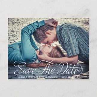 Save the Date Foto Postkarte