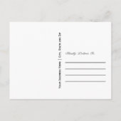 Save the Date Foto Postkarte (Rückseite)