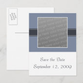 Save the Date Foto Postkarte (Vorne/Hinten)