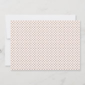 Save the Date Foto Record Wedding Floral 1950s (Rückseite)